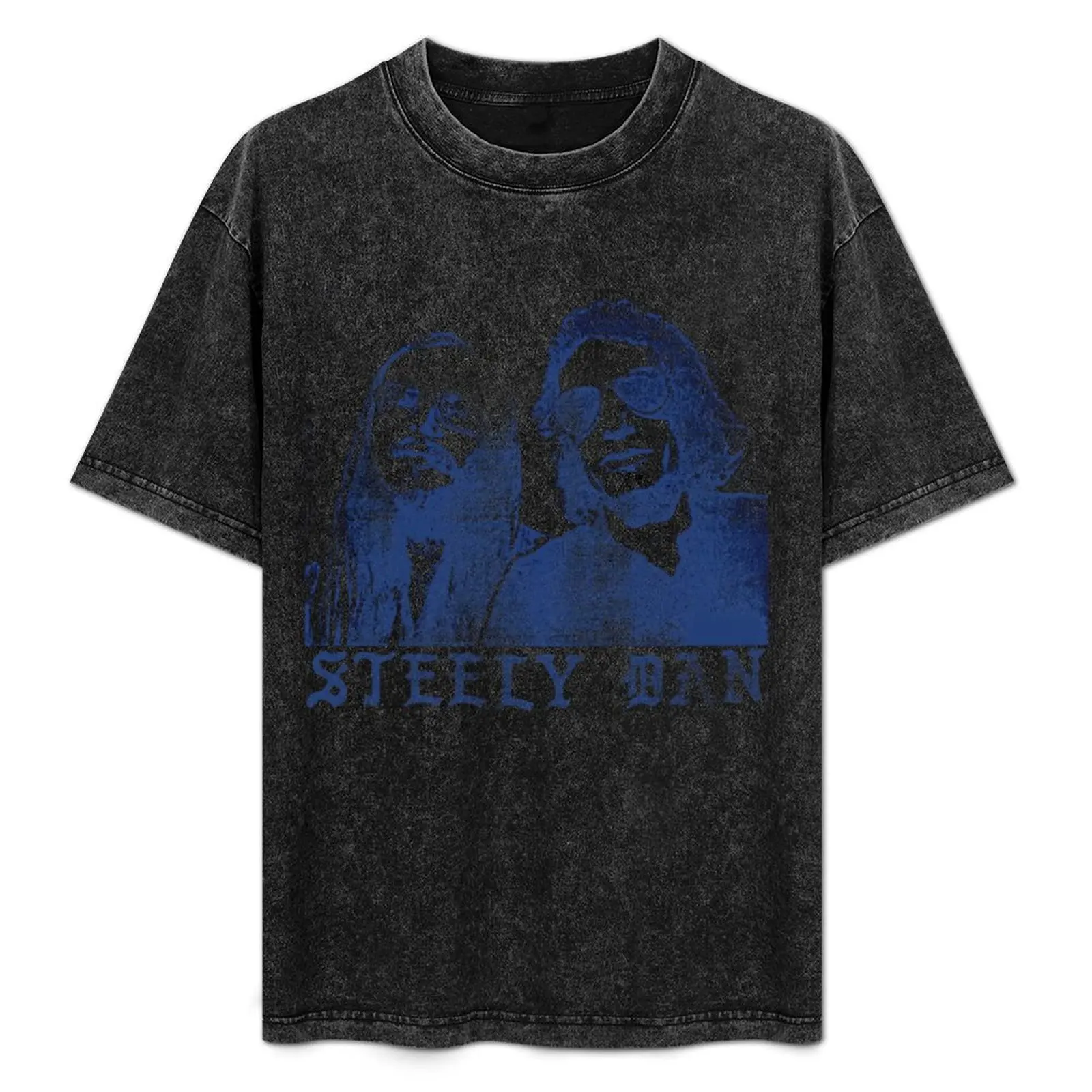 

Steely band Dan Retro Faded Style Design T-Shirt man clothes plus size clothes clothing for men