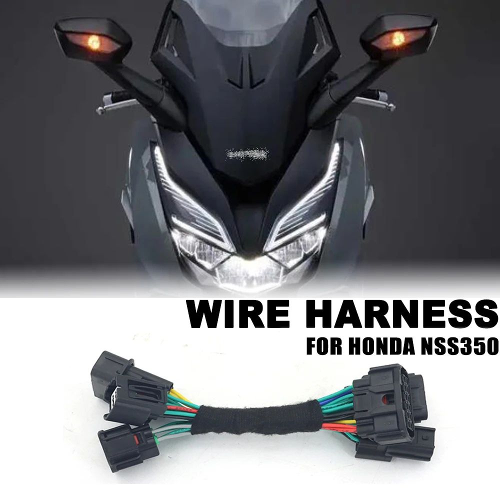 

NEW For Honda NSS350 Double Flash Overtaking Light Switch Special Hazard Warning Light Lossless Wire Harness