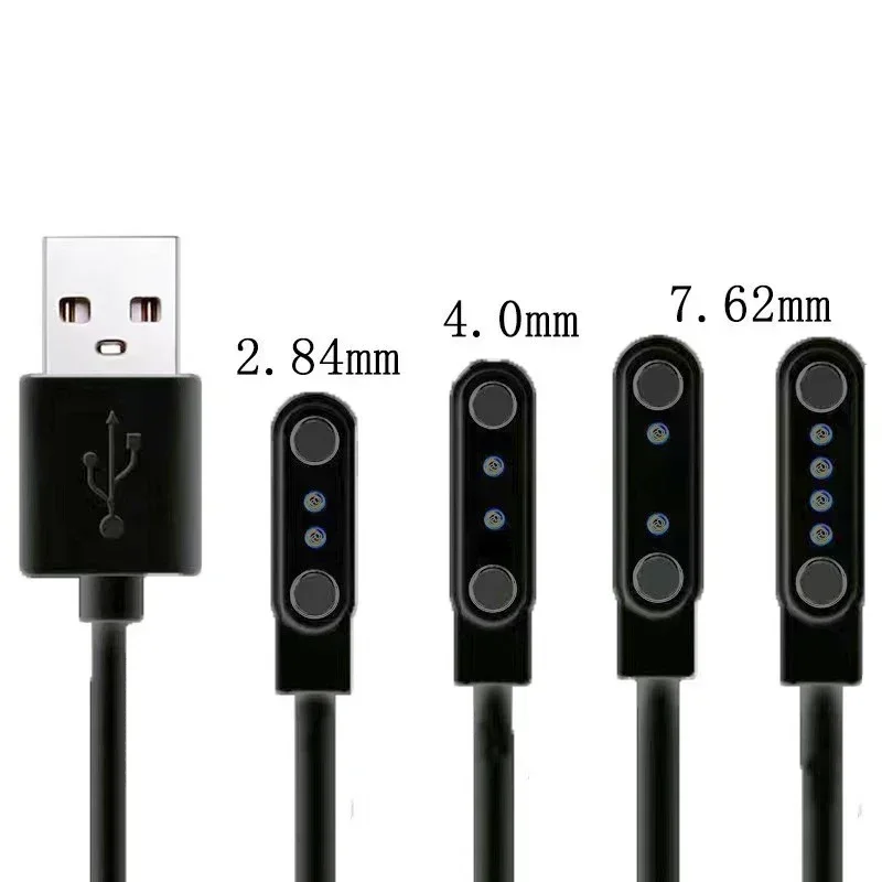 Cable de datos de carga magnética para reloj inteligente Q12 para niños, interfaz USB, carga magnética para pulsera inteligente Q12, accesorios