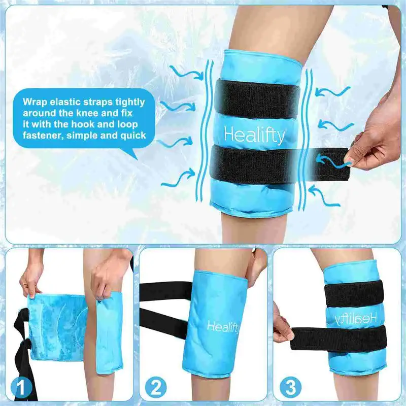 Ice Packs Cold Reusable Compress Large Gifts Surgery After Instant Knee Cooler Soft Injuries