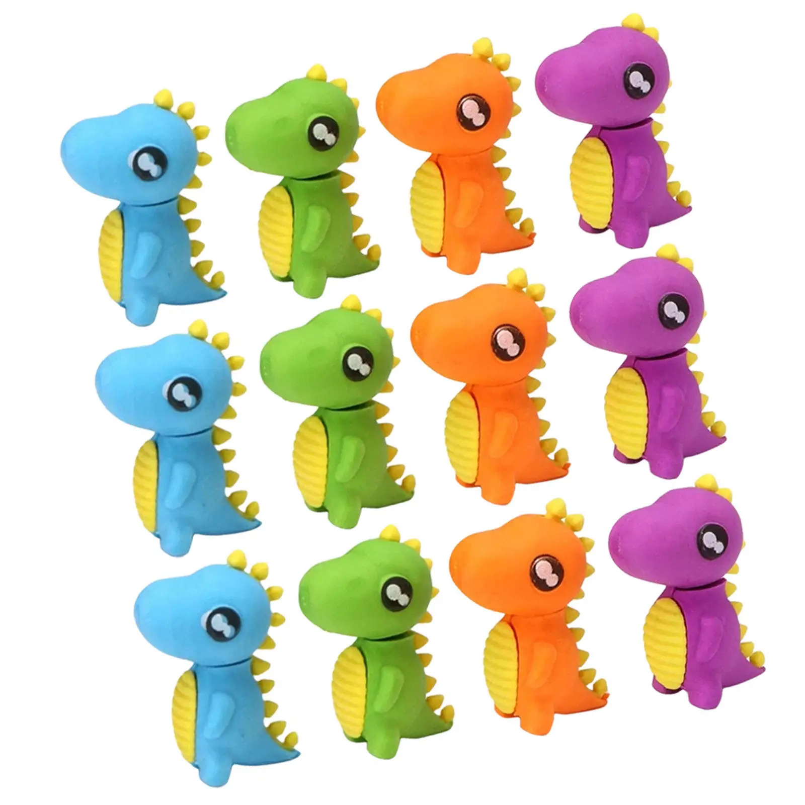48 Pcs Animal Eraser Erasers for Animal-shaped Cute Mini Cartoon Animals Modeling