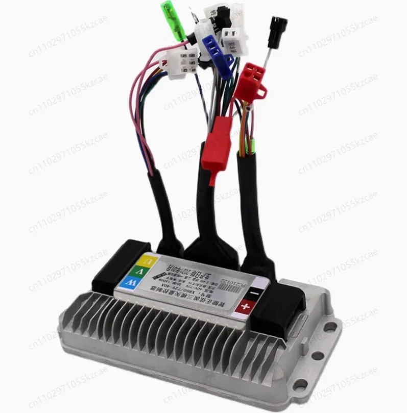 Intelligent Sine Wave Brushless Motor Controller, 24V-96V Wide Voltage 3-Mode for E-Bike, Smooth & Quiet Operation