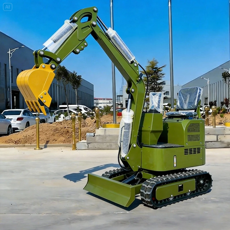 

Customized RC Mini Digger 2.5t Diesel Engine Hydraulic Excavator Europe Mini Pelle Hydraulique Construction