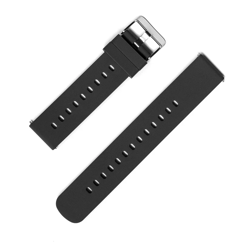 16 mm 18 mm 20 mm 22 mm Smartwatch-Armbänder, verstellbare Ersatzbänder für Samsung Galaxy, Silikonarmband, Armband-Zubehör – Detail 8