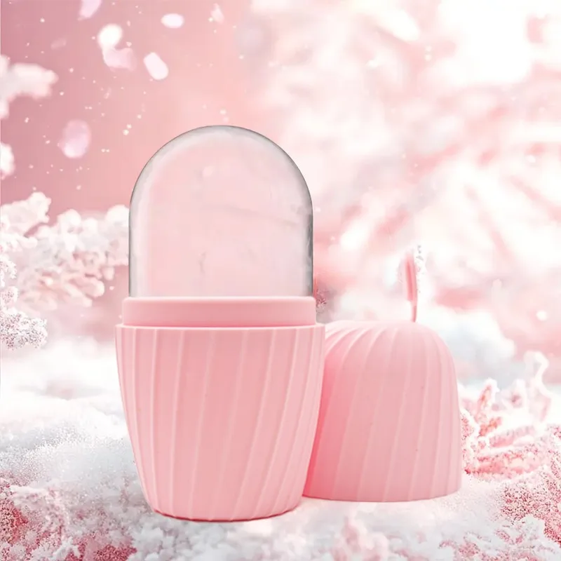 الجليد الوجه الأسطوانة الوجه رفع الكنتوري أدوات سيليكون آيس كيوب صواني آيس غلوب كرات العين الوجه مدلك الجمال أدوات العناية بالبشرة