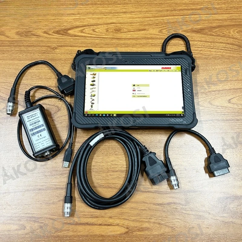 New Agricultural Machinery Diagnostic Scanner Claas Canusb Cds 7.5.1 Metadiag Webtic Class Scanner Tools+Xplore Tablet
