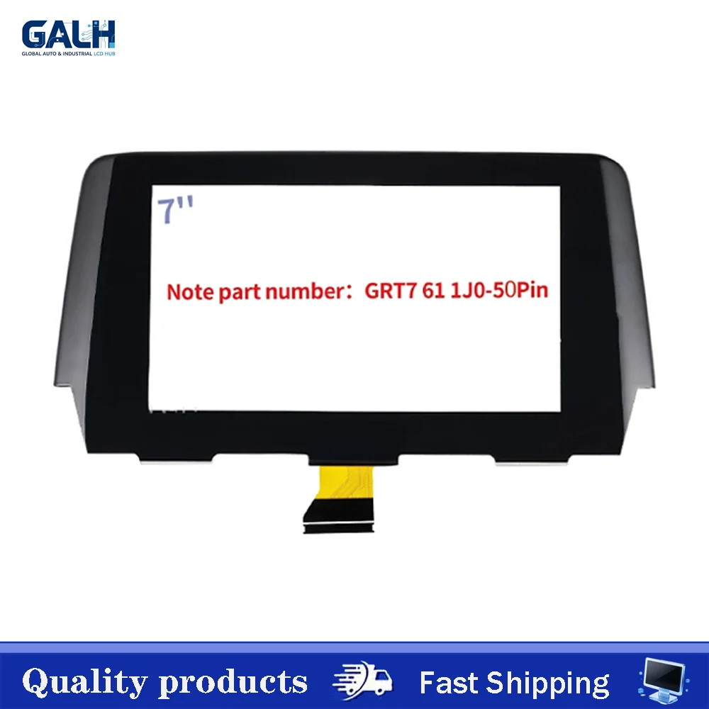 For Mazda 6 2018-2019 New 7 inch GRT7-611J0A GRT7611J0 36 pin 50 pin Touch Screen Glass Digitizer Panel