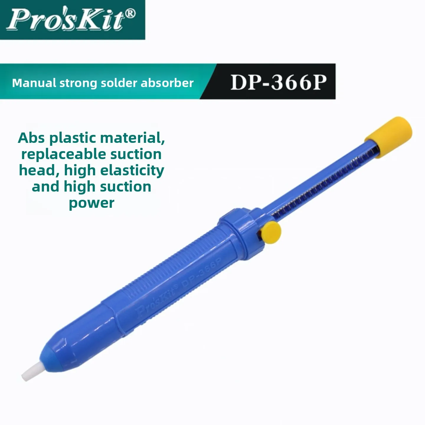 

Мощный оловоотсос DP-366A/D, большой ручной припой, всасывающий пистолет для паяльника, инструмент для удаления оловянного шлака