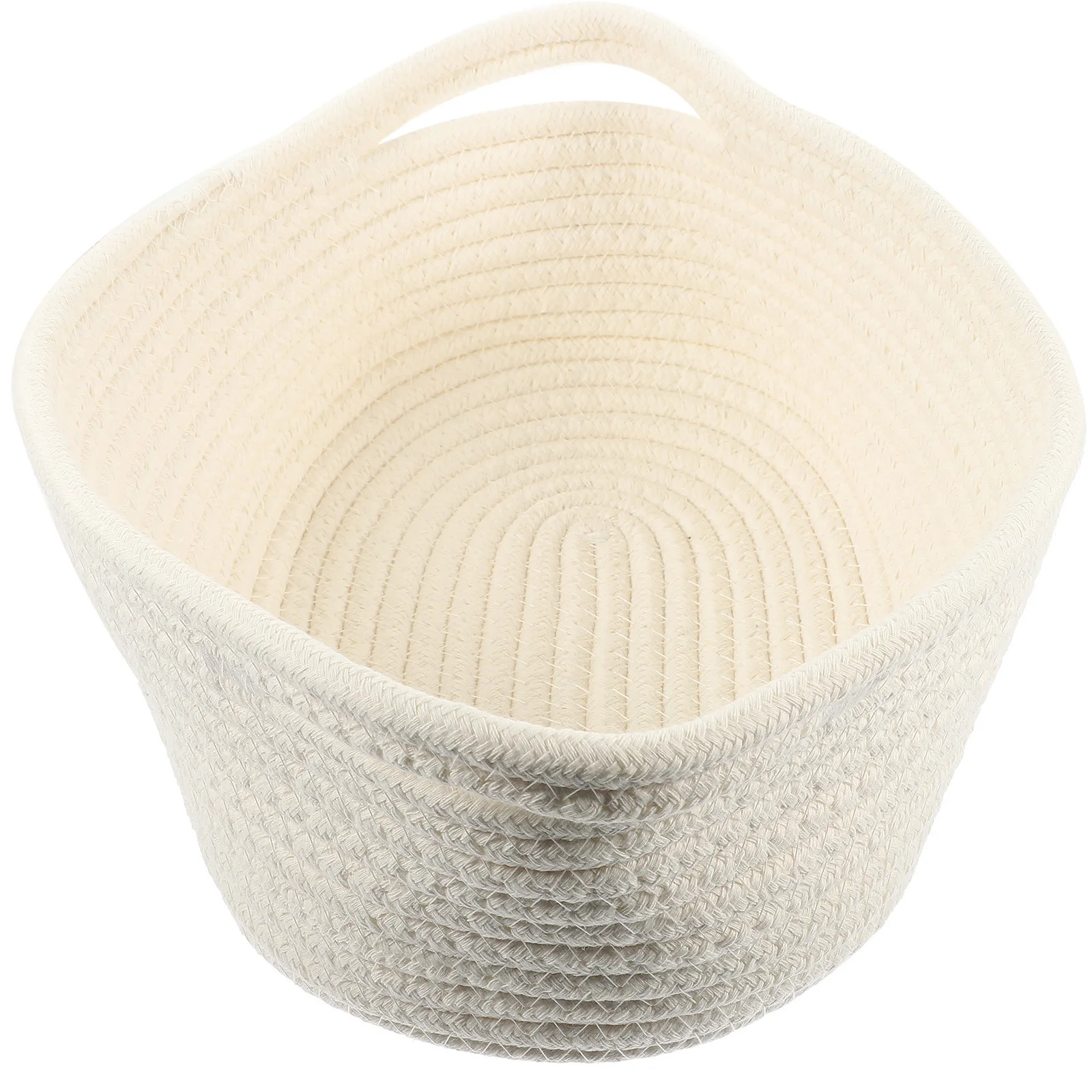 

Stylish Woven Cotton Rope Basket for Desktop Storage Organizer Holding Makeup Stationery Snacks Home Accessories