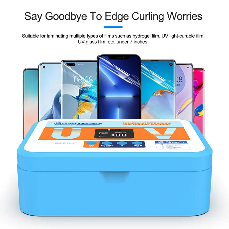 Imagem -04 - Sunshine-se Intelligent Vacuum uv Filming Machine Cura uv Vacuum Holding Machine Aplicação Filme Ferramentas de Reparo S-918b