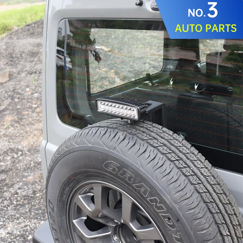 Black Powdercoating Steel Reverse Light Bracket  Reversing Light Bracket For Suzuki Jimny JB64 Sierra JB74 2019 2022 Accessorie