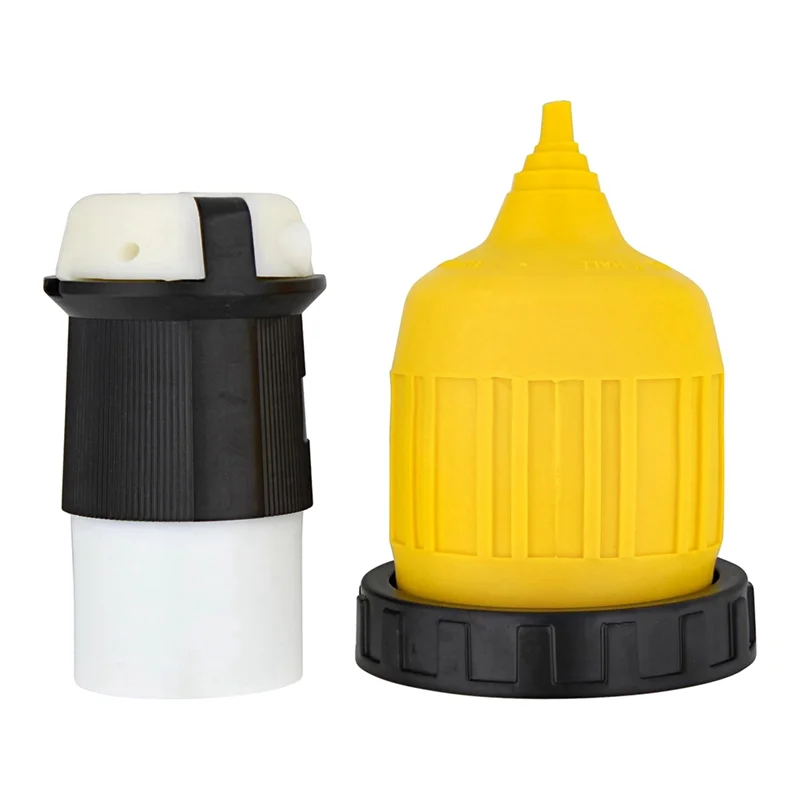 Conector de A66P-L5-30R con cubierta y anillo del cable de alimentación del enchufe de entrada de bloqueo giratorio 30A 125V (30AFDC + 30ARCV)