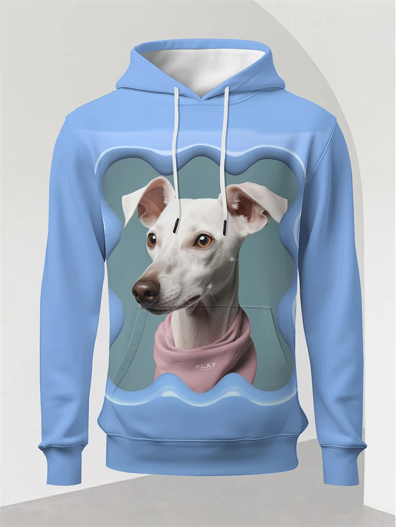Funny Custom Pattern Hoodies Fashion Trend Long Sleeve Cute Dogs 3D Diy Printed Pullover Mens Women Autumn Loose Casual Hoody