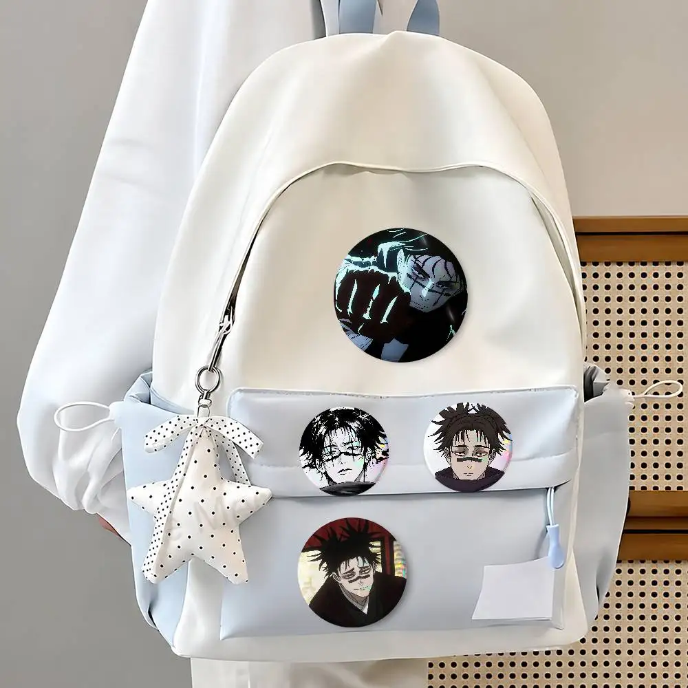 C-Chos-sos- Round Button Badge Pin Set Anime Cartoon Game Music Cool Fashion Brooch For Backpack