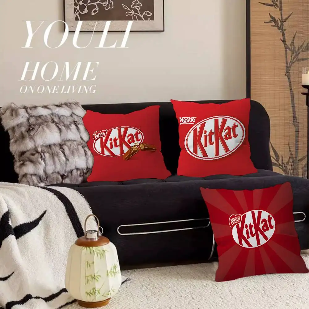Nestle k-KitKat Cushion Cover Pillowcase Upholstery Sofa Throw Pillow Home Decor Pillowcas