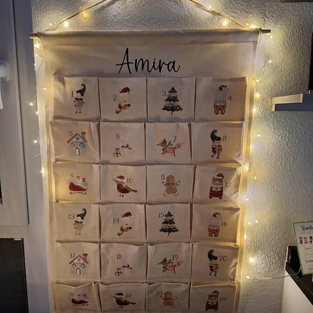 Custom Name Hanging Fabric Adv - Mens Grooming Advent Calendar ulasan dan harga