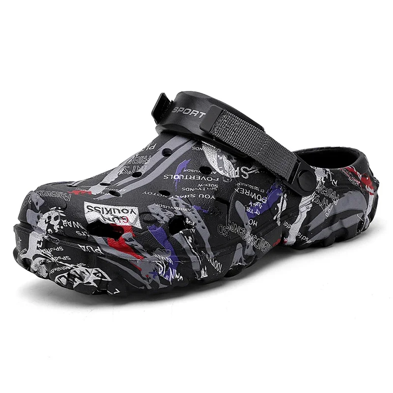 Summer Men Slippers Camouflage Platform Outdoor Clogs Shoe Women Beach Sandals Male Soft EVA Indoor Home Slides Lover Flip Flops