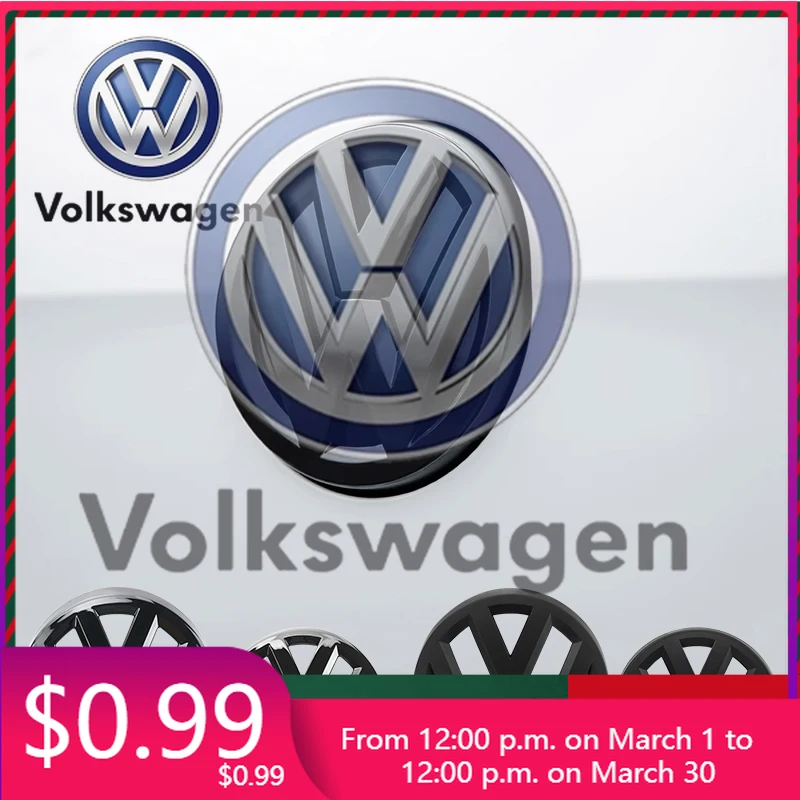 

Наклейки для стайлинга автомобиля Volkswagen VW Golf 7.5 MK7.5 2018-2020: задняя эмблема, значок на переднюю решетку, высококачественный декор