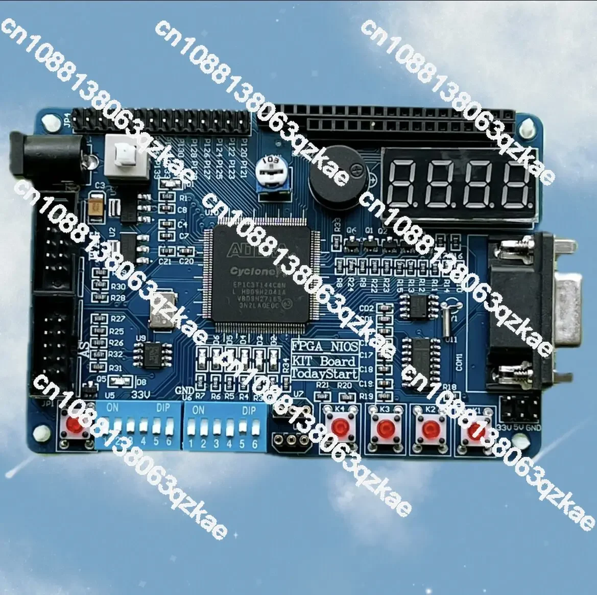 FPGA Altera video tutorial learning EP1C3T144 experiment EP1C3T144C8N Cyclone I EPC3 Internet of things development board