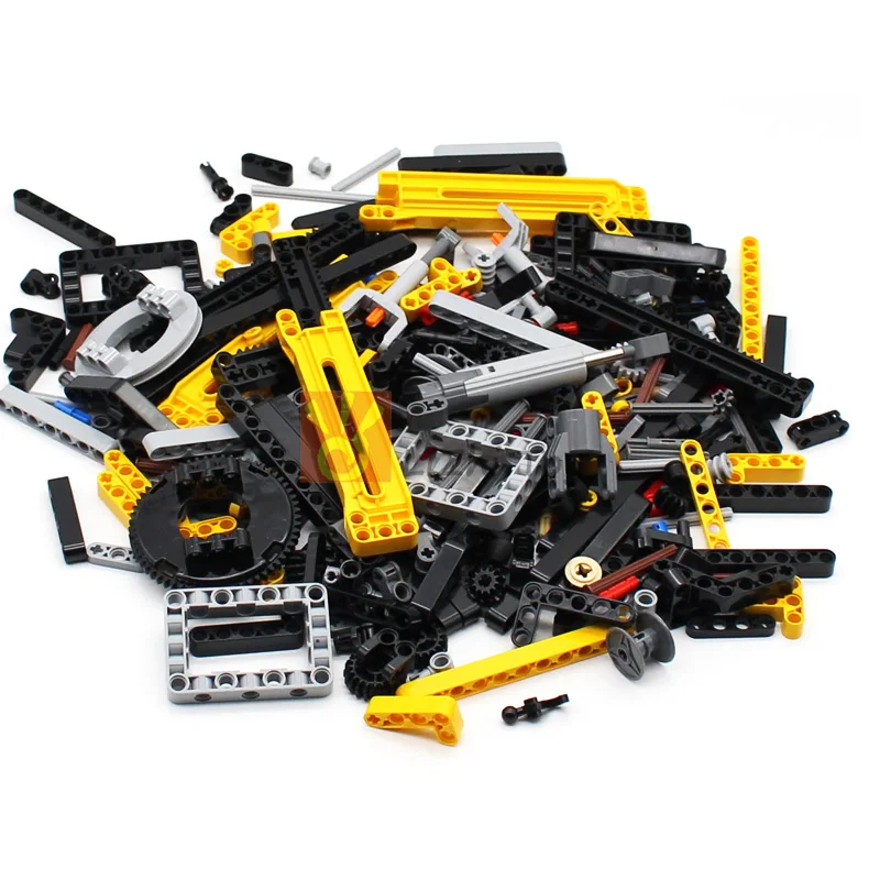 MOC Technical Bricks Building Blocks Bulk Set Pin Liftarm Beam Link Axle Connector Gear Rack Car Steering Robot Mindstorms Toy