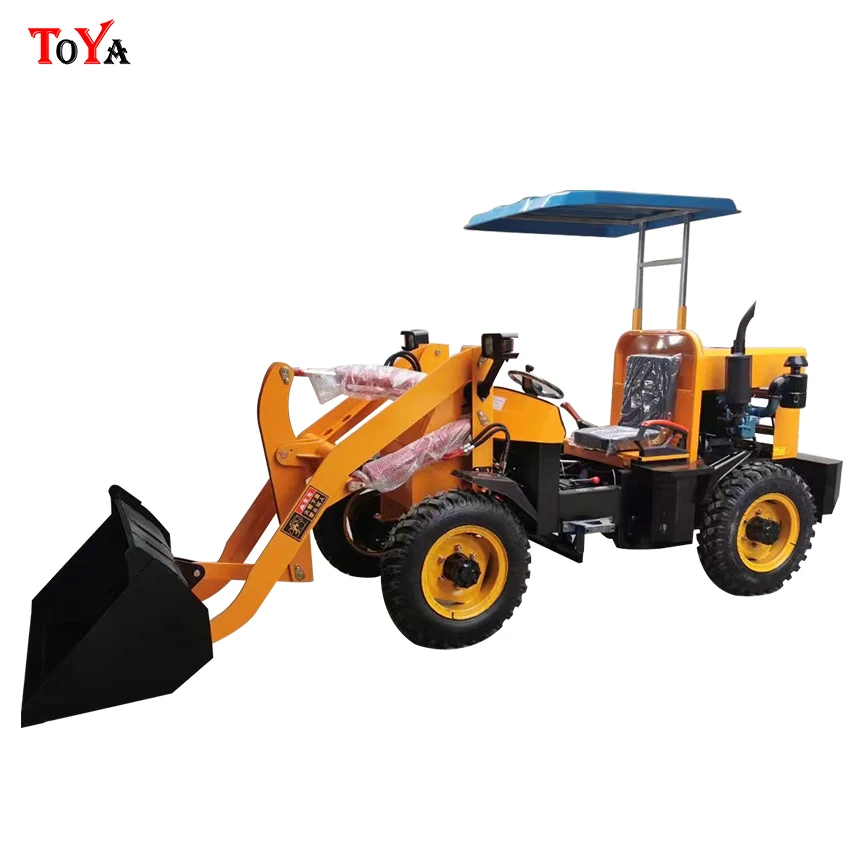 Heavy duty front loader mining hydraulic loading systems one piece frame bulk materials and hard material removement customized