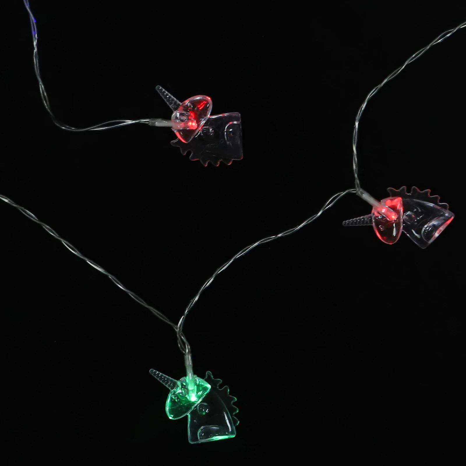 

Creative Unicorn Shaped String Lights Operated Led Fairy Decor Party Room Bedroom Holiday Indoor Lamp Light String