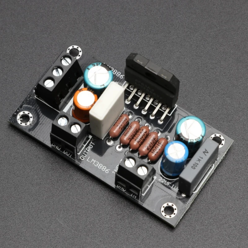 KYYSLB Positive and Negative DC Double 20-28V 68W LM3886T Amplifier Board HIFI High Fidelity Enthusiast Mono Amplifier Board