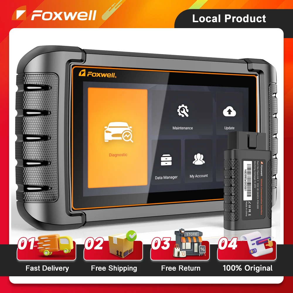 FOXWELL NT809BT All System Bidirectional OBD2 Scanner DPF TPMS OIL 30+ Reset Auto Professional Automotive Car Diagnostic Tool