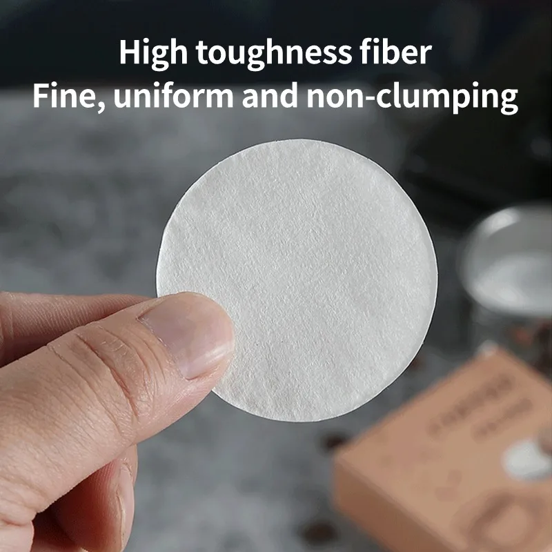 51mm53mm58mm Coffee Handle Disposable Filter Paper Coffee Powder Bowl Filter Paper Round Secondary Water Separation Filter Paper