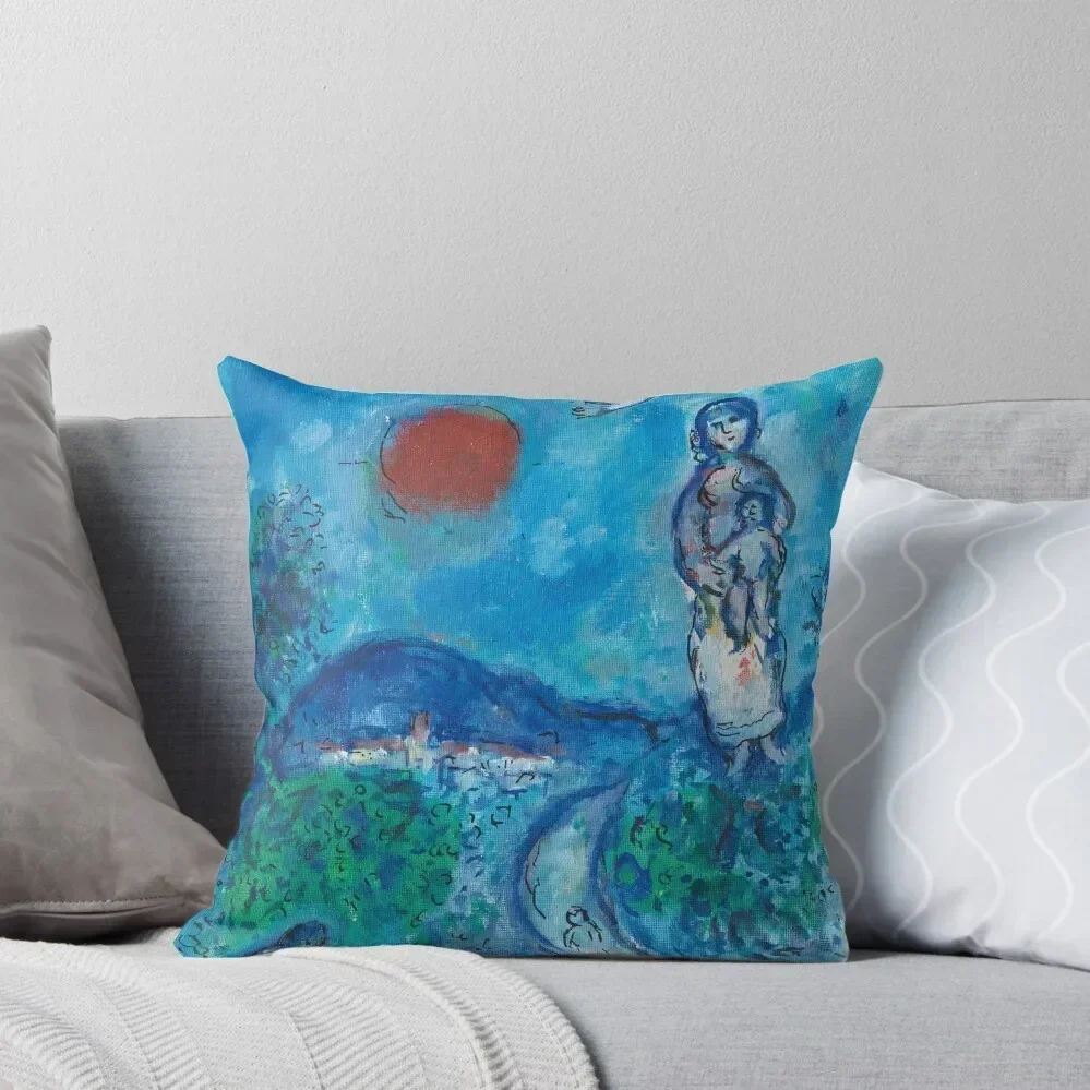 

Marc Chagall Maternite au Soleil Rouge Throw Pillow christmas pillowcases ornamental pillows pillow