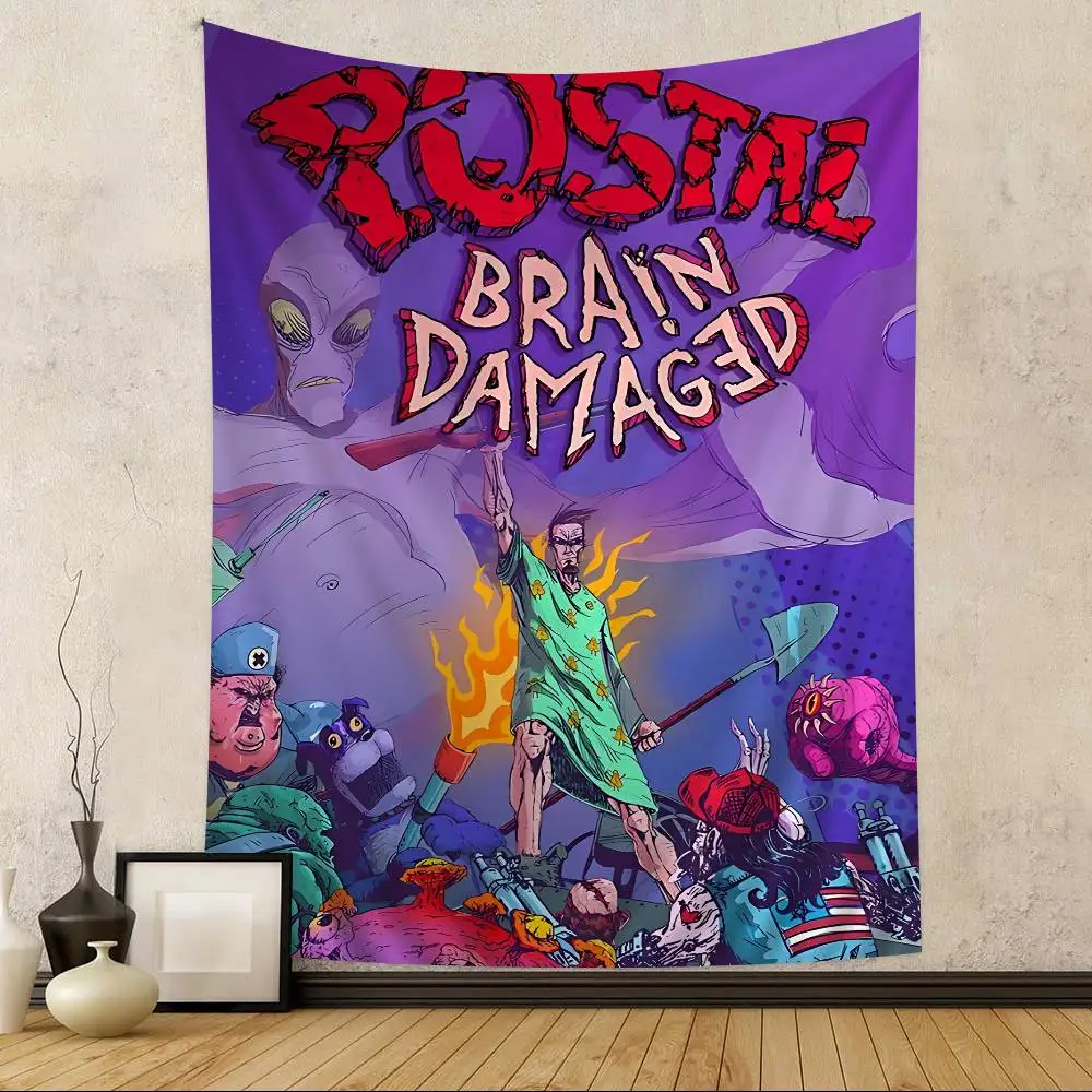 The Postal 4 Dude Classic Shooting Game FPS Game Hanging Bohemian Tapestry Indian Buddha Wall Decoration Witchcraft Bohemian