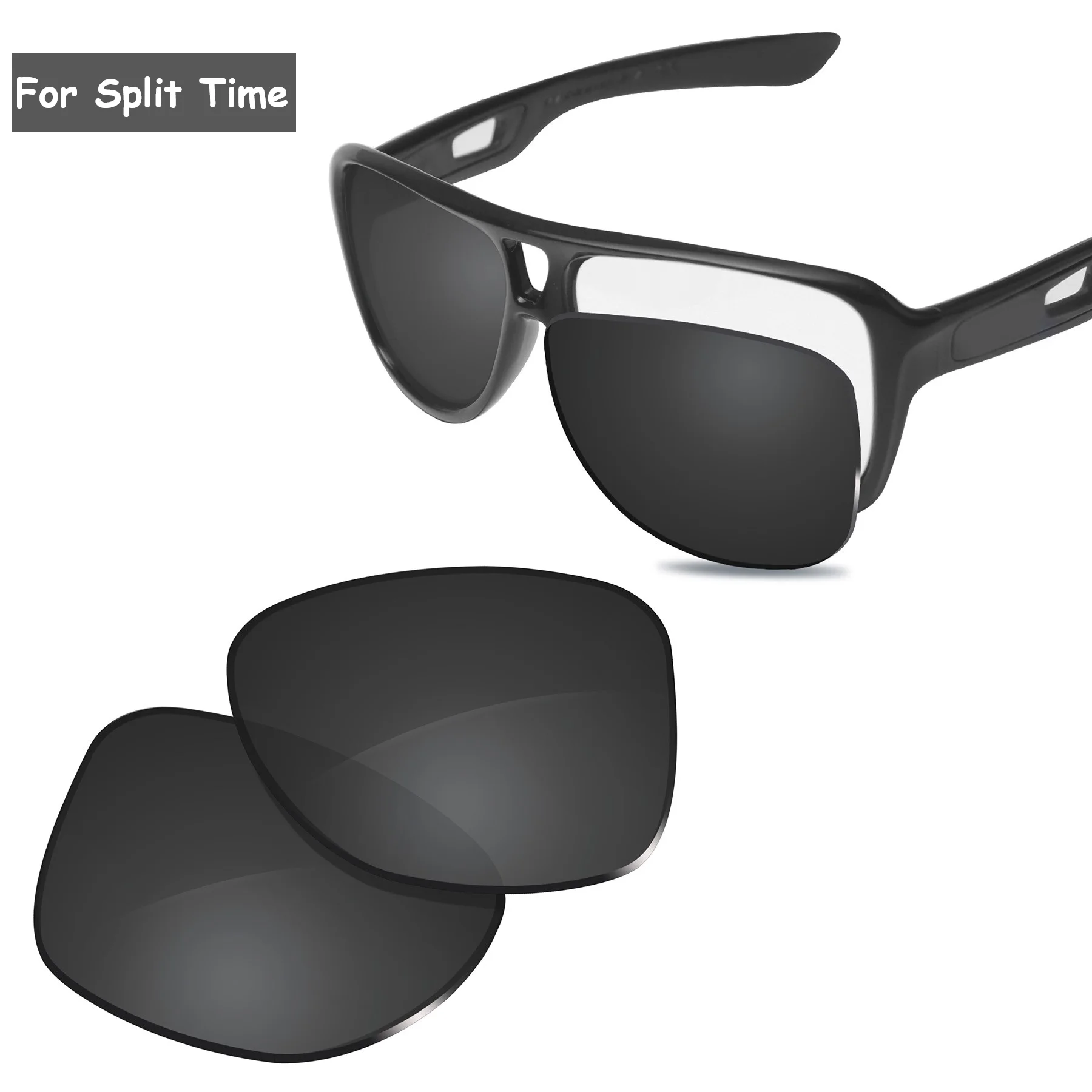 

Glintbay Polarized Replacement Lenses for Oakley Split Time OO4129 58mm Sunglasses (Only Lenses)