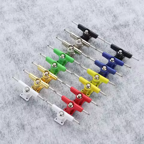 1Pair Durable With Nuts Fingerboard Truck Truck Bolts Hobby Collectors Bearing Deck Brackets 32mm Mini Finger Skateboard Parts