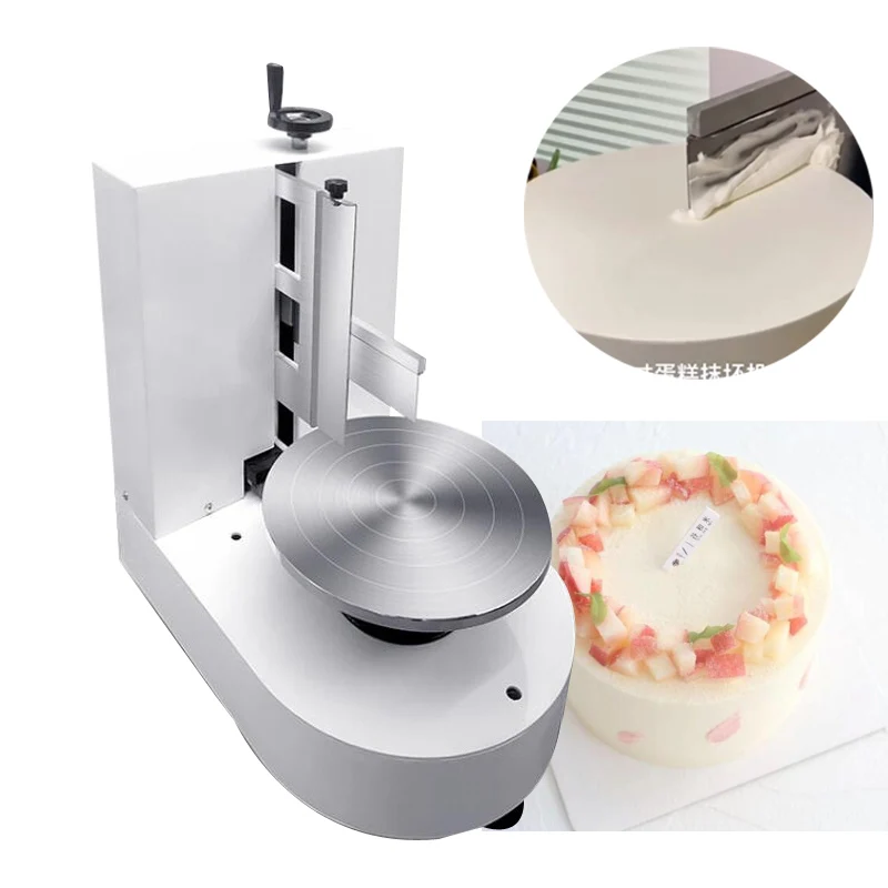 Birthday Cake Cream Spreading Machine Round Cake Cream Coating Filling Machine Pastry Cake Decorating Spreader