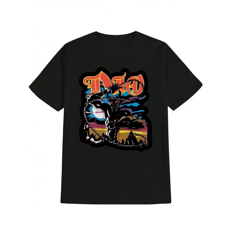 Funny Men Short Sleeve Graphic Fashion Vintage Print Summer Black T-shirt Collection Essential