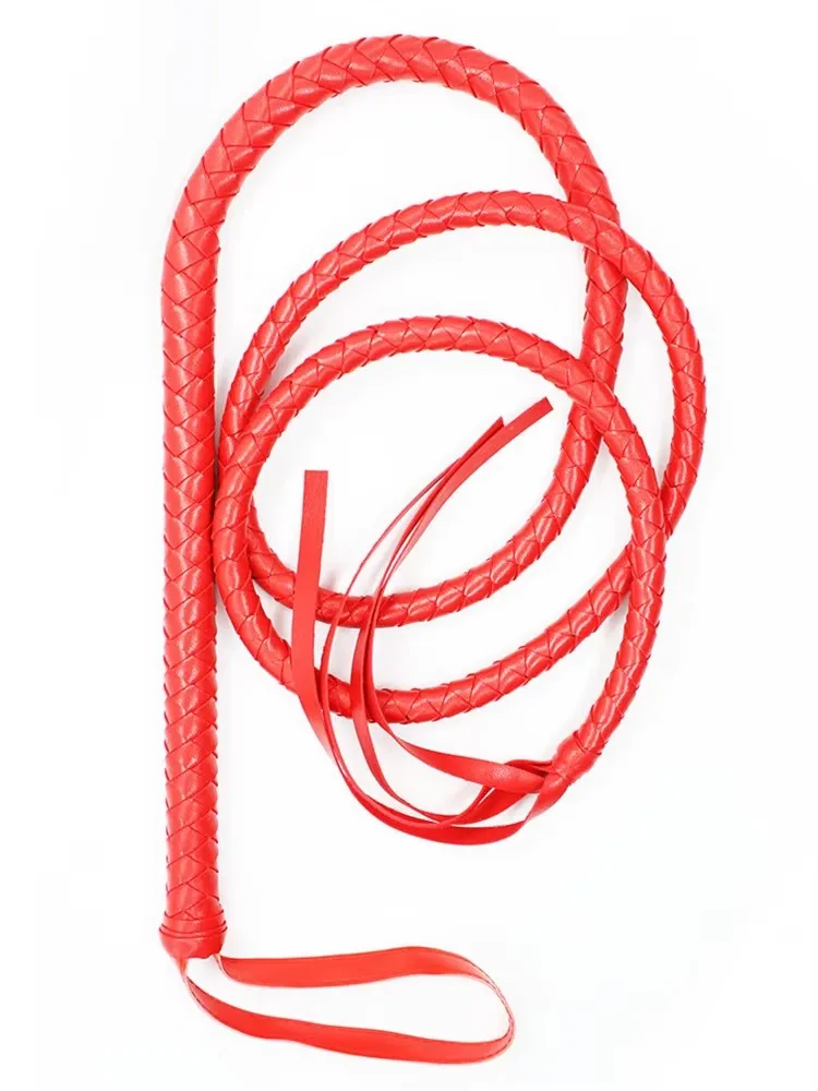 190 سنتيمتر بو الجلود طويلة الحصان سوط اليدوية الجلود Bullwhip الإمدادات ، الفروسية الحصان المحاصيل