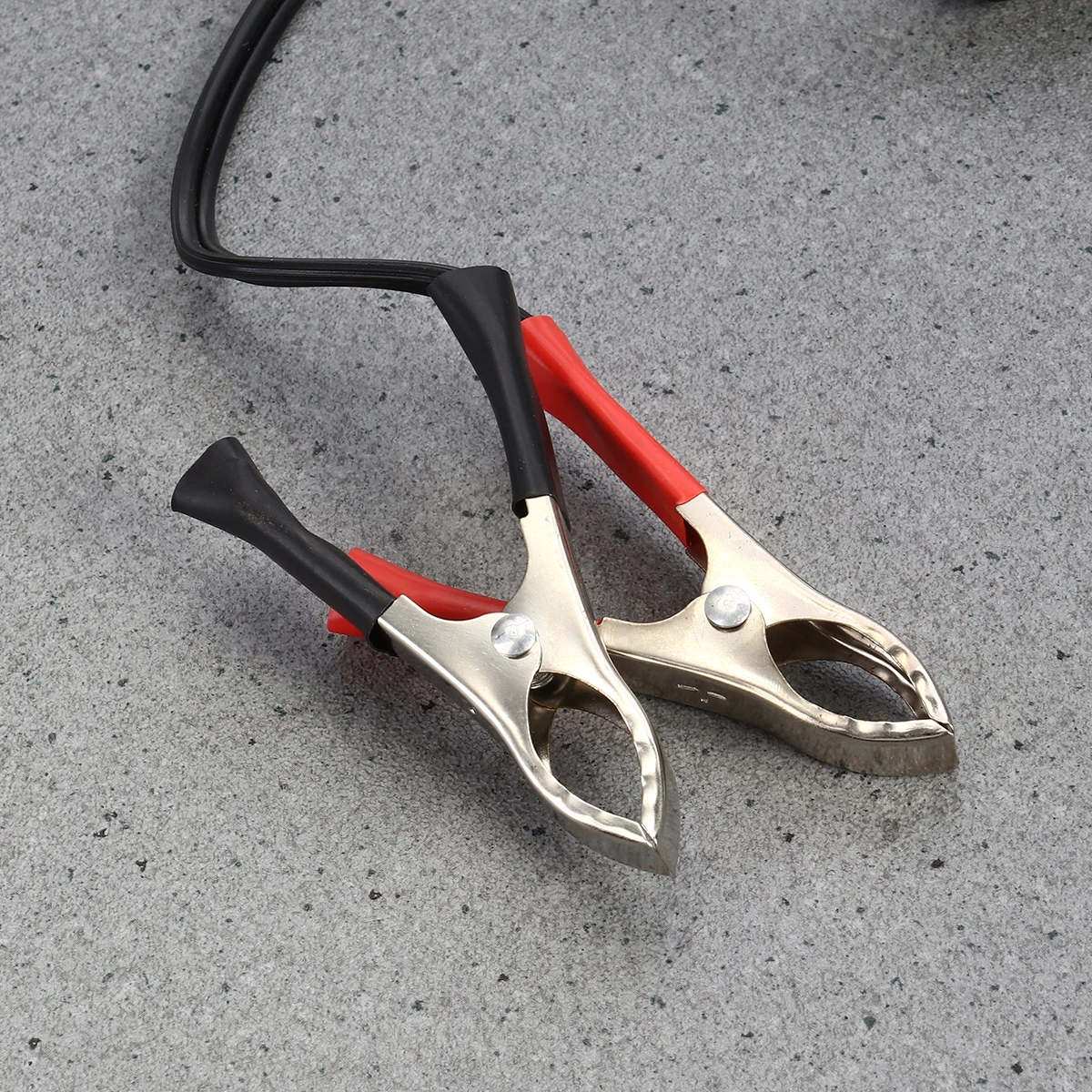 

20A 12V Car Auto Terminal Clip 7Cm Pliers 20Cm Cable 18 Guage Black Red Abs Plastic Stainless Steel Alligator Clips For