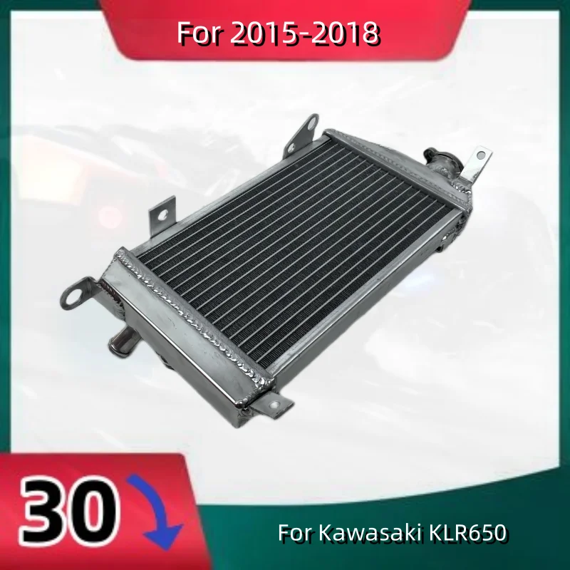 

Aluminum Radiator For 2015-2018 Kawasaki KLR650 KLR 650 Cooler Cooling Coolant 2015 2016 2017 2018