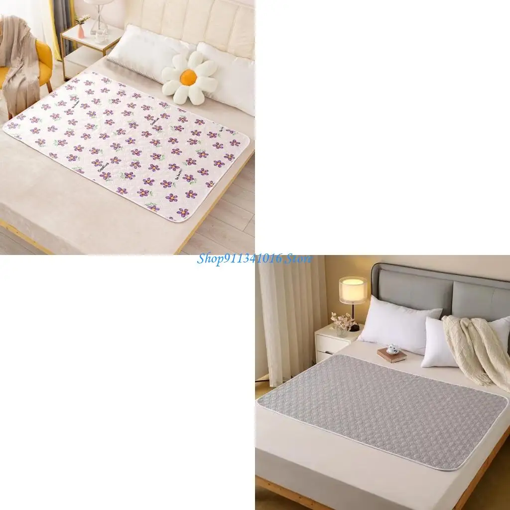  Ecological Cotton Underpad for Aging Caring Women Menstrual Cycles Waterproofs Backing Machine Washable Home Accessory
