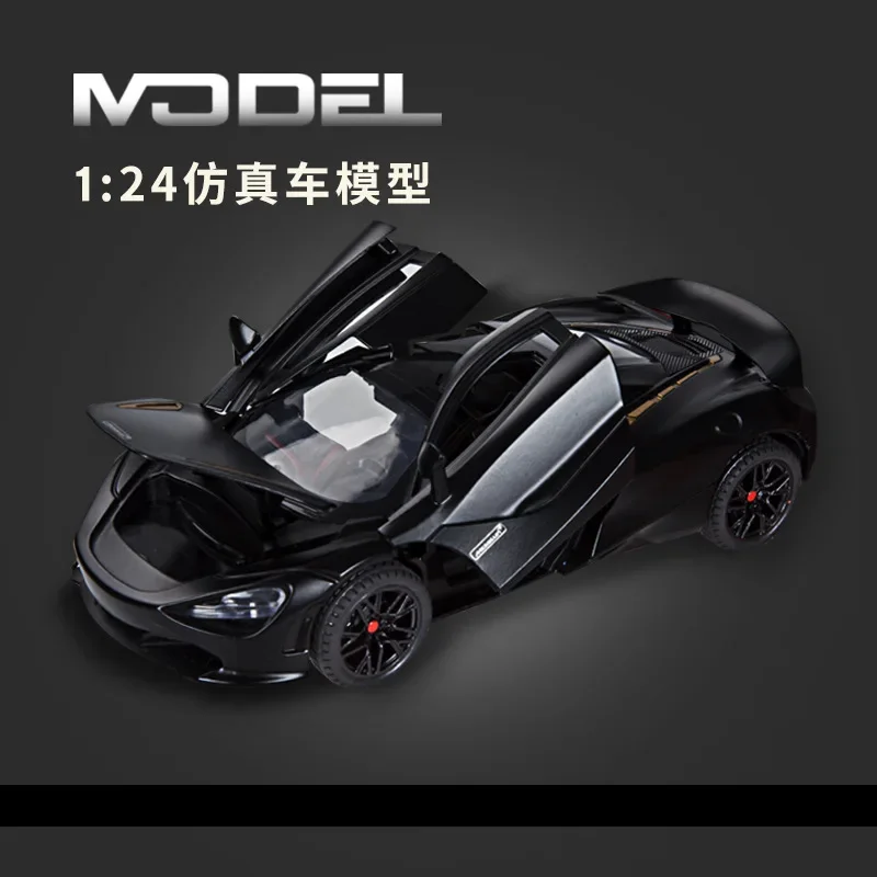 1:24 M C 720S Sports Car High Simulation Diecast Car Metal Alloy Model Car Children's Toys Collection Gifts C310