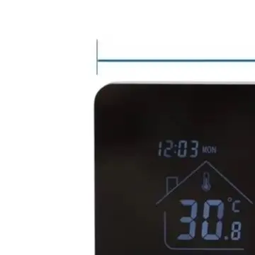 Smart Thermostat WiFi for Tuya App For Gas Boiler Compatibility Voice Control via Alice Dual Power AAA or USB 140x81x20mm