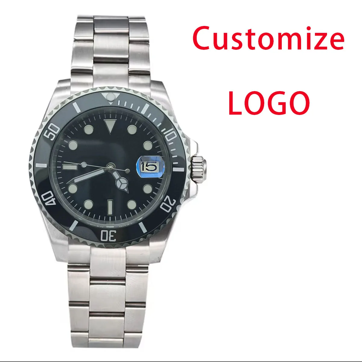 40mm Man Watch Automatic NH series 35 Stainless Steel Sapphire Glass Case Sapphire Waterproof 100m Watch watches for men ﻿