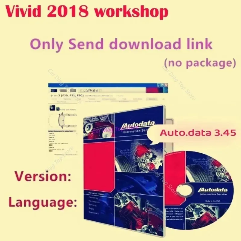 2026 Newest version Autodata 3.45 Auto Repair Software wiring diagrams data + install video guide+ install help auto data 3.45