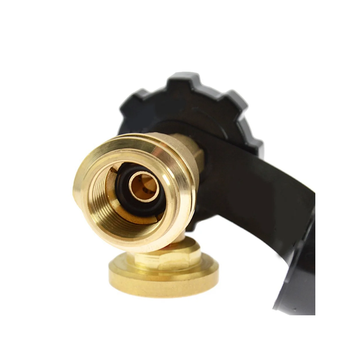 Conector adaptador de propano con manómetro luminoso, convertidor de tanque de Gas, SL-YK01-1