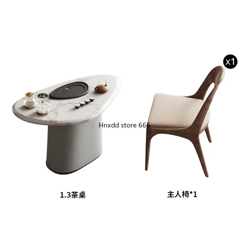 zqModern Marble Tea Table Set Tea Making Light Luxury Home Balcony