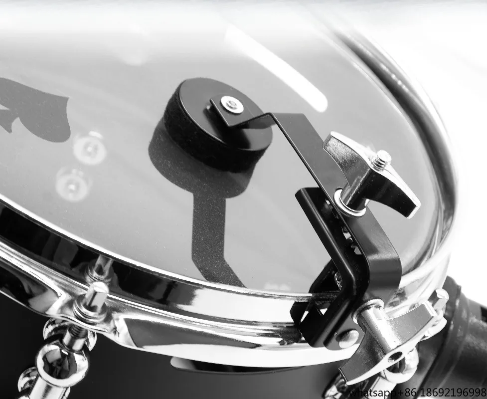 Quick Mount, Drum Set & Snare Drum & Barrel Drum Muffler & Overtone Canceller
