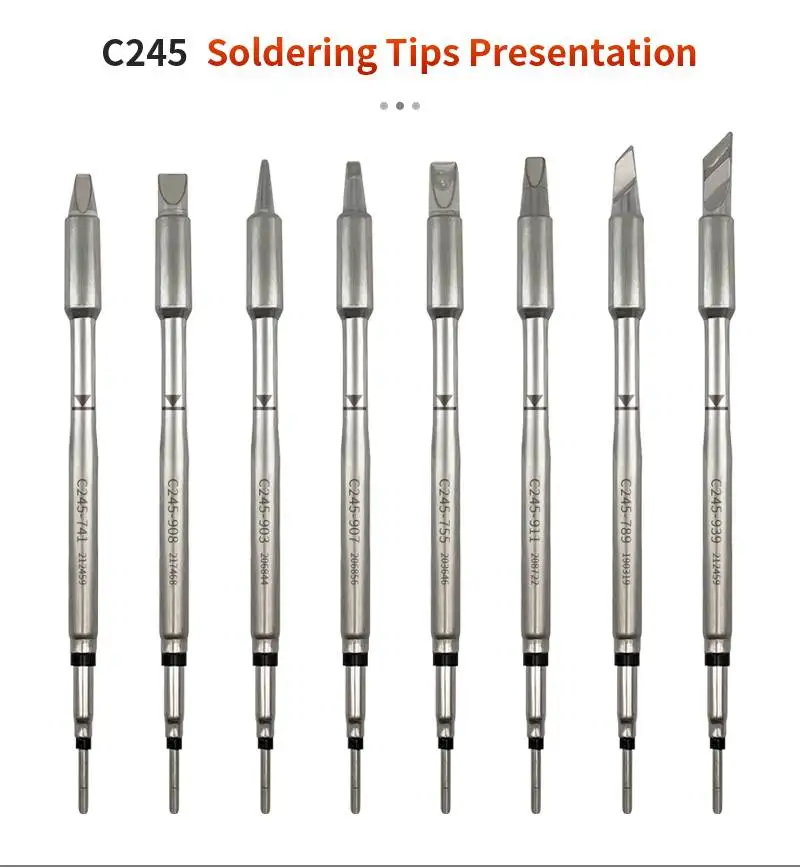 100% Original JBC Soldering Iron Tip C245-939 For CD-2BE Soldering Station Welding Repair Tools