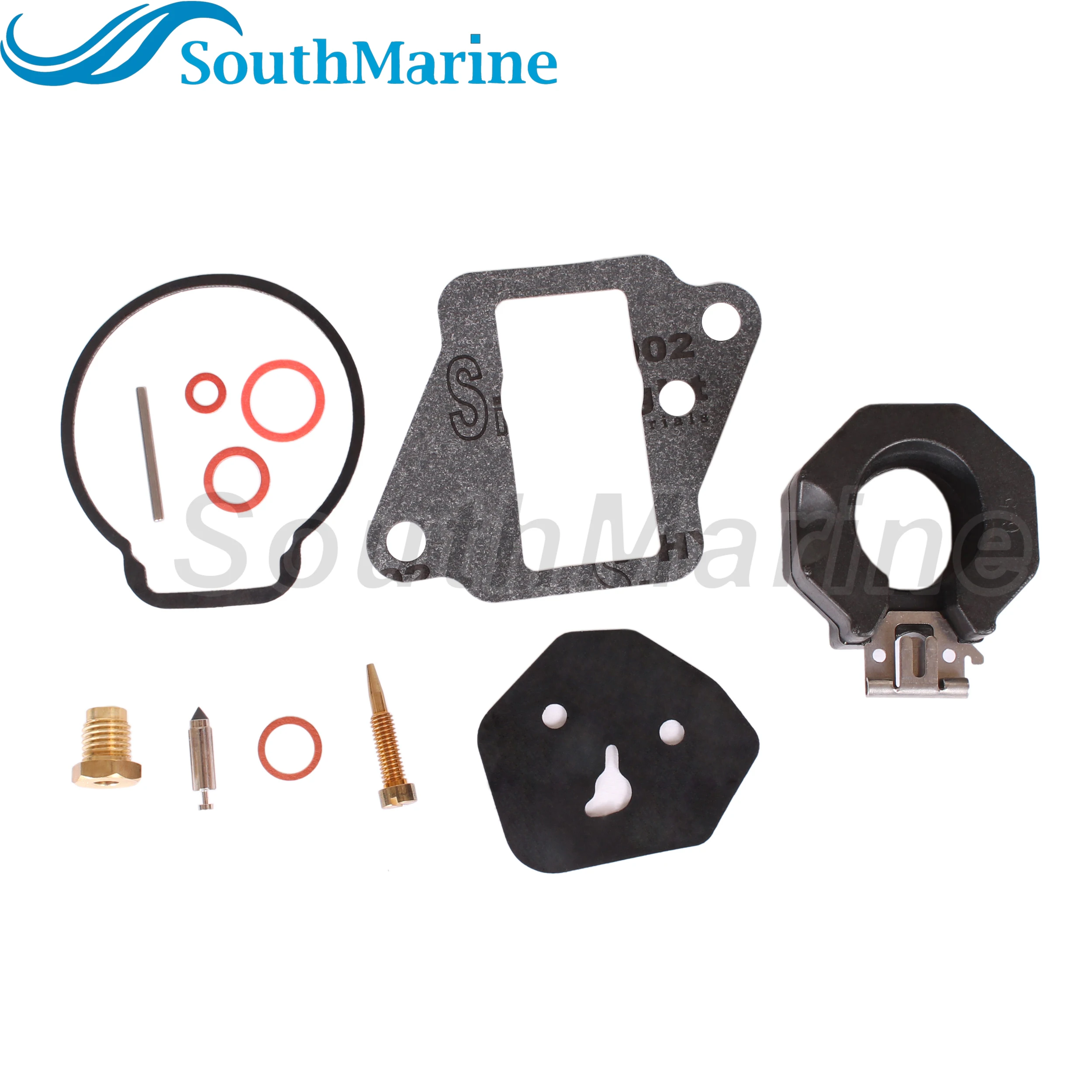 

Boat Motor 6E7-W0093-01 6E7-W0093-02 6E7-W0093-03 6E7-W0093-04 Carburetor Repair Kit for Yamaha Outboard Engine 9.9HP 15HP, Sier