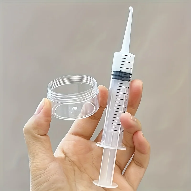 Straight Curve Liquid Sample Dispenser, 0.17 oz Syringe for Liquid Dispensing, Fragrance-Free, Measurement Markings, Por image 6