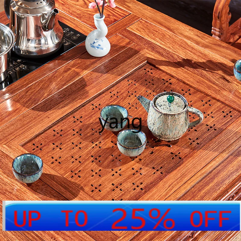 

CX mahogany Go table Solid wood rosewood small square table and chair combination chessboard tea table